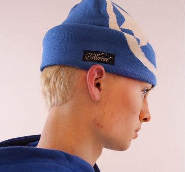 CELESTIAL BLUE ESSENTIAL BEANIE
