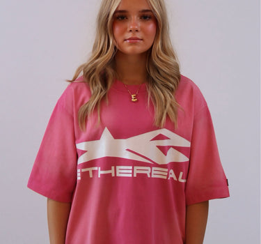 VELOUR PINK ESSENTIAL TEE